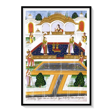 Jodha Bai Wife of Akbar: Buy Mughal Miniature Paintings – Dessine Art