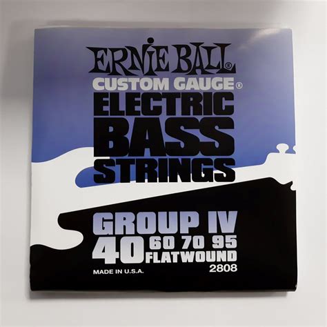 HW Audio Ernie Ball Flatwound Bass Strings Group IV 2808 40 95