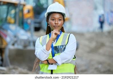 African Lady On Construction Site Images Stock Photos D Objects