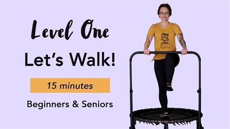 Walk Workout for Seniors On A Rebounder / Rebounding For Beginners With Earth and Owl 15 Minutes ...