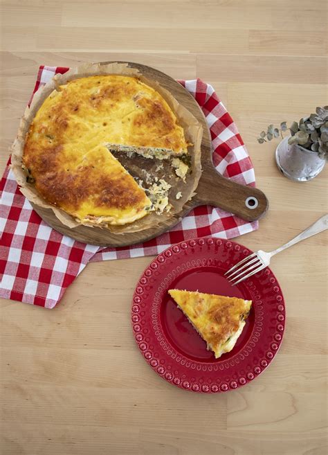 Receita de Quiche de Salmão Fumado e Espinafres Healthy Bites