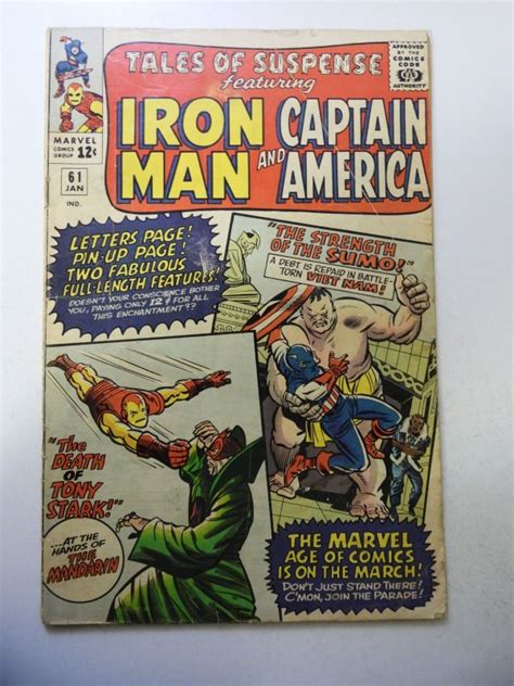 Tales Of Suspense Gd Vg Condition Comic Books Silver Age