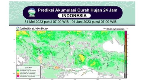 Prakiraan Hujan Di Indonesia Hari Ini Rabu 31 Mei 2023 BMKG Sulawesi