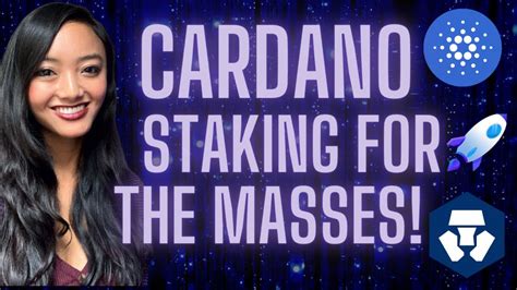 Cardano ADA Staking Launches On Major Singapore Based Exchange YouTube