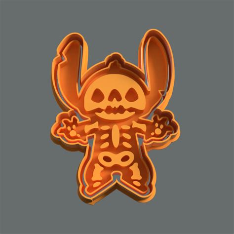 Stl File Stitch Cookie Cutter Stamo 3d Model・3d Print Model To Download・cults