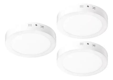 Kit De Luces Led De Techo Superpuestas W Luz G Blanca Mercadolibre