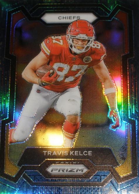 Travis Kelce 2023 Prizm 151 Navy Camo 25 Price Guide Sports Card