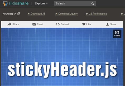 Awesome Jquery Plugins Tutorials For Sticky Layer Or Table Header