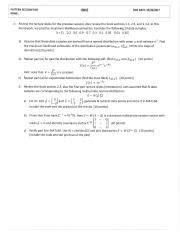 Ee Fall Hw Solution Pdf Pattern Recognition Hw Name