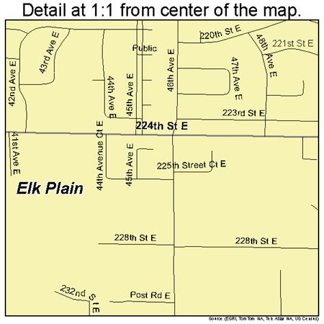 Elk Plain Washington Street Map 5321205