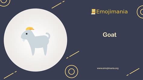 🐐 Goat emoji Copy & Paste - Emojimania