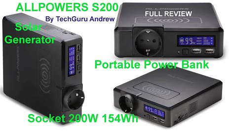 ALLPOWERS S200 Portable Power Bank 200W TESTING - YouTube