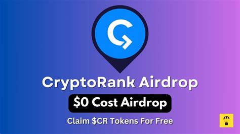 Crypto Rank Airdrop How To Farm CR Tokens Airdrop Fever