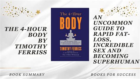 ‘the 4 Hour Body By Timothy Ferriss Guide To Rapid Fat Loss