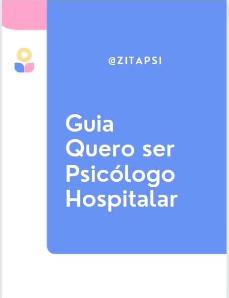 Quero Ser Psic Logo Hospitalar Guia Pr Tico Preview De Ebooks