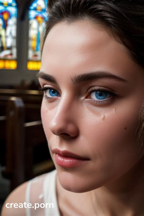 Church Sad Blue Eyes AI Porn