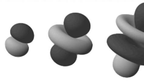 Labeled Atom With Electron Cloud