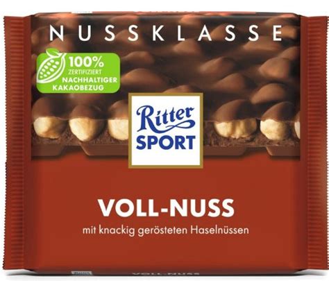 Ritter Sport Voll Nuss Czekolada Mleczna Z Orzechami G Ritter