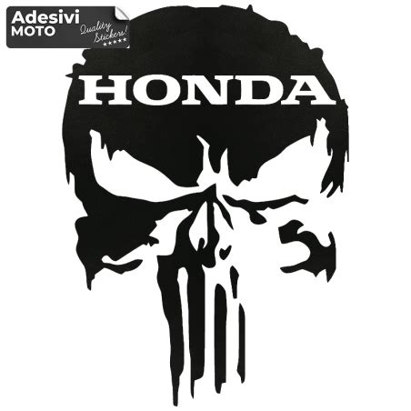 Skull Honda Type Sticker Helmet Fender Sides Fuel Tank Tail Adesivi