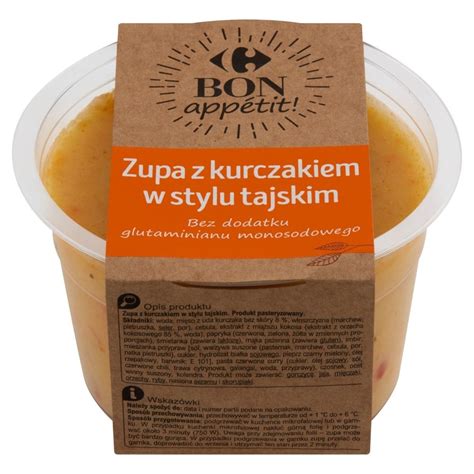 Carrefour Bon App Tit Zupa Z Kurczakiem W Stylu Tajskim G Zakupy