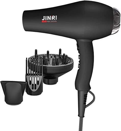 JINRI 1875W Professional Salon Grade Hair Dryer Negative Ion Hair