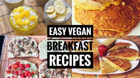 Easy Vegan Breakfast Recipes For Beginners Healthy Vegan Breakfast