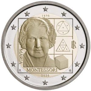 Euro Italien Geburtstag Von Maria Montessori Graf