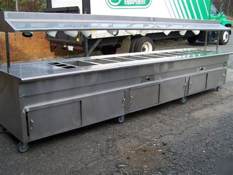 Century 15ft Stainless Steel Self Serve Heated Buffet