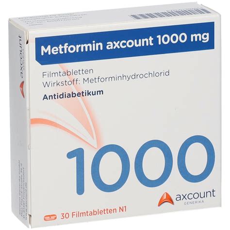 Metformin Axcount Mg St Mit Dem E Rezept Kaufen Shop Apotheke