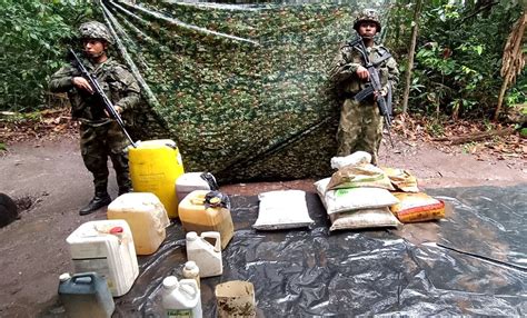 Golpe A Las Estructuras Criminales En El Meta Ejército Destruyó Laboratorio De Coca En Mapiripán