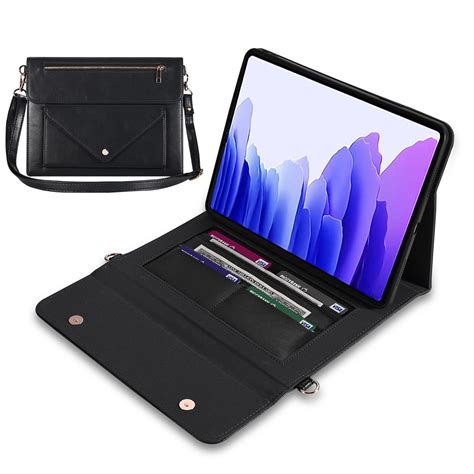 For Samsung Galaxy Tab S8 Ultra 3 Fold Zipper Leather Tablet Case