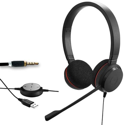 Jabra Evolve 30 II UC Duo Komfortables Headset für Profis