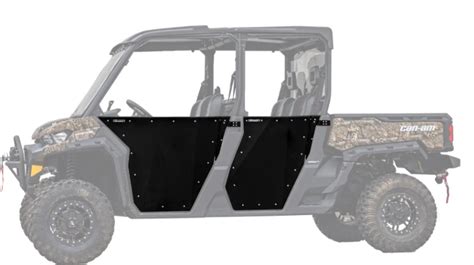 Can Am Defender Max Aluminum Half Doors 2016 Current Superatv