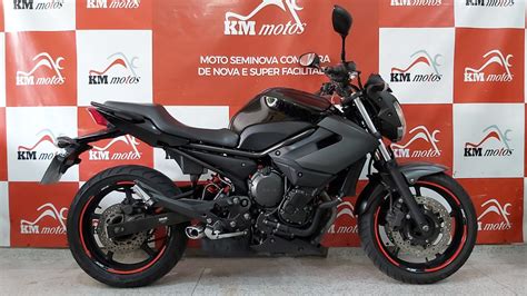 Yamaha XJ6 N 2013 Preta KM Motos Sua Loja De Motos Seminovas