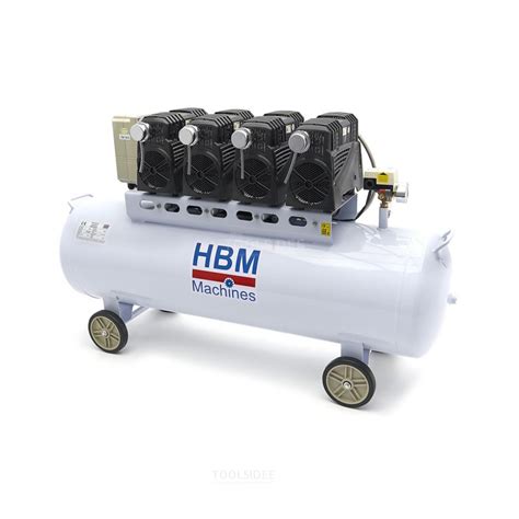 Hbm Compresseur Professionnel Silencieux Litres Sgs Toolsidee Fr