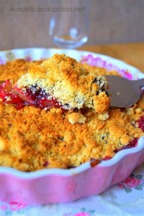 Crumble Pommes Myrtilles Recette Facile Aux D Lices Du Palais