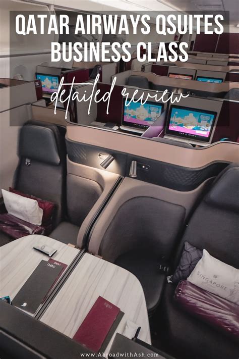 Qatar Airways Business Class Review Qsuites - Airbus 350-1000 • Abroad with Ash