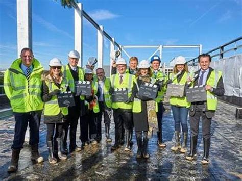 Sky Studios Elstree celebrates topping out milestone | Koninklijke BAM