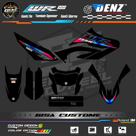 Jual Decal Sticker Yamaha Wr New Free Full Dsigin Full Body Motor