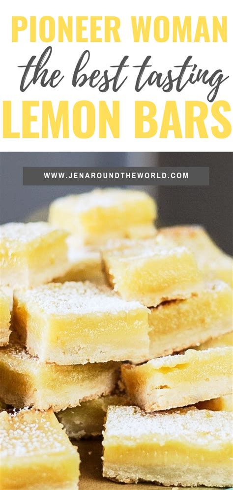 Lemon Bars Pioneer Woman Artofit