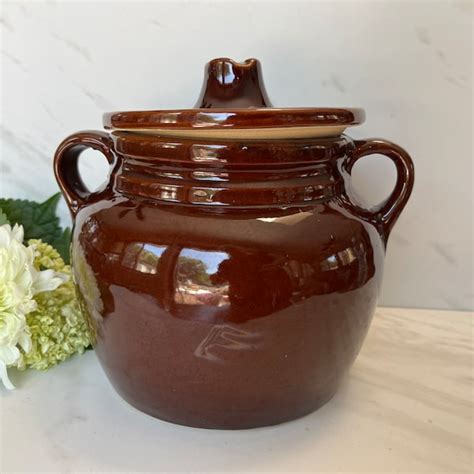 Large Antique Crock Etsy