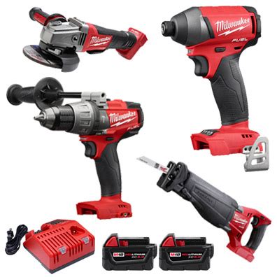 Milwaukee M18 Fuel Cordless Combo Kit - GME Supply