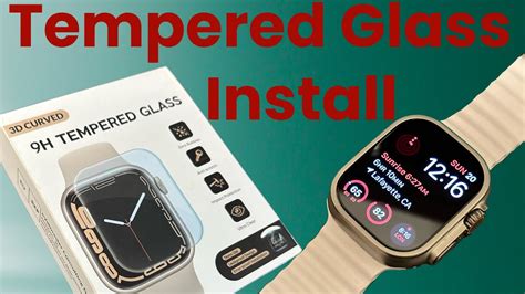 The Best Apple Watch Tempered Glass Protector With Install Youtube