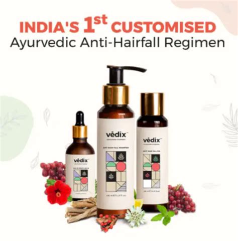 Vedix Customised Ayurvedic Hair Care Shampoo Oil And Serum Jiomart