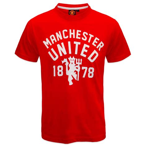 Manchester United Fc Official Football Gift Mens Devil T Shirt Ebay