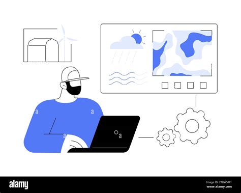 Climate Monitoring Abstract Concept Vector Illustration Stock Vector