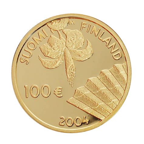 100 Euro Goldmünze Albert Edelfelt Finnland 2004