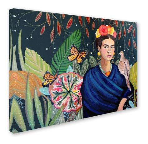 Cuadro Frida Kahlo Moderno En Tela Lienzo Canvas Artistico Mercado Libre