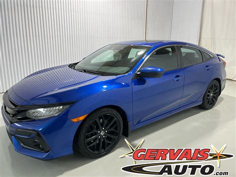 Gervais Auto Shawinigan Pre Owned 2020 Honda Civic SI Sedan Toit