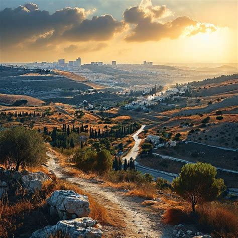 A vast symbolic landscape encapsulating the nation of Israel by Zolati ...